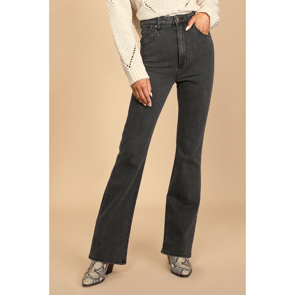 ROLLA'S Women's Black Flare Jeans